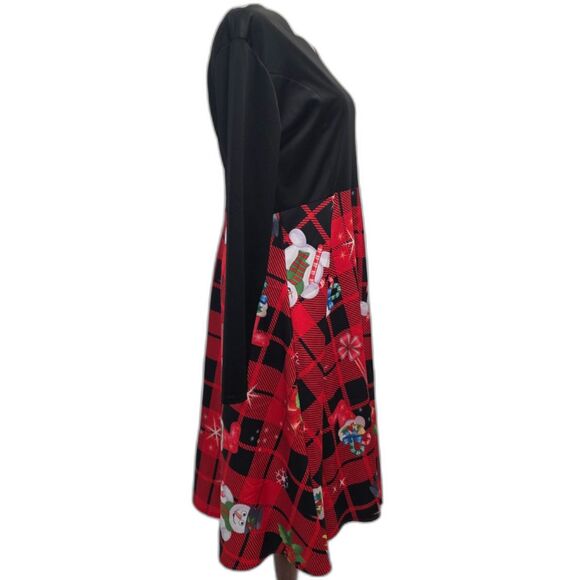 Scalloped V/Scoop Neck Holiday Party Dress Size XL - Picture 5 of 11